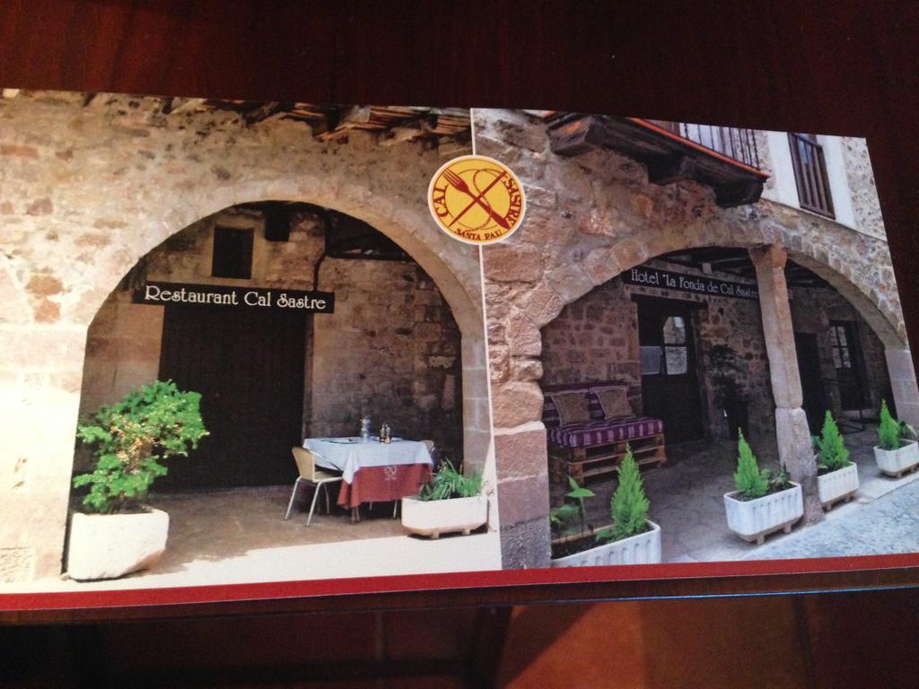 Hotel Cal Sastre Santa Pau Kültér fotó